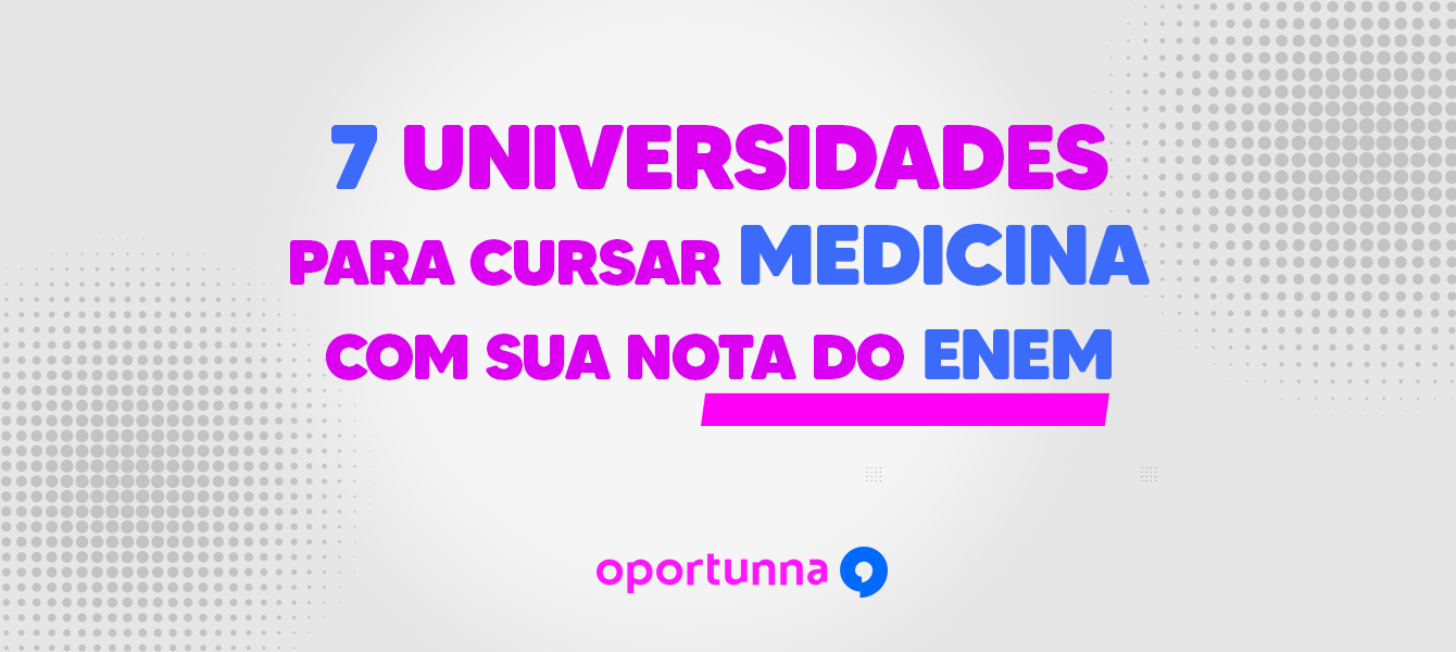 Pesos que cada faculdade atribui a nota do ENEM para o curso de medicina.