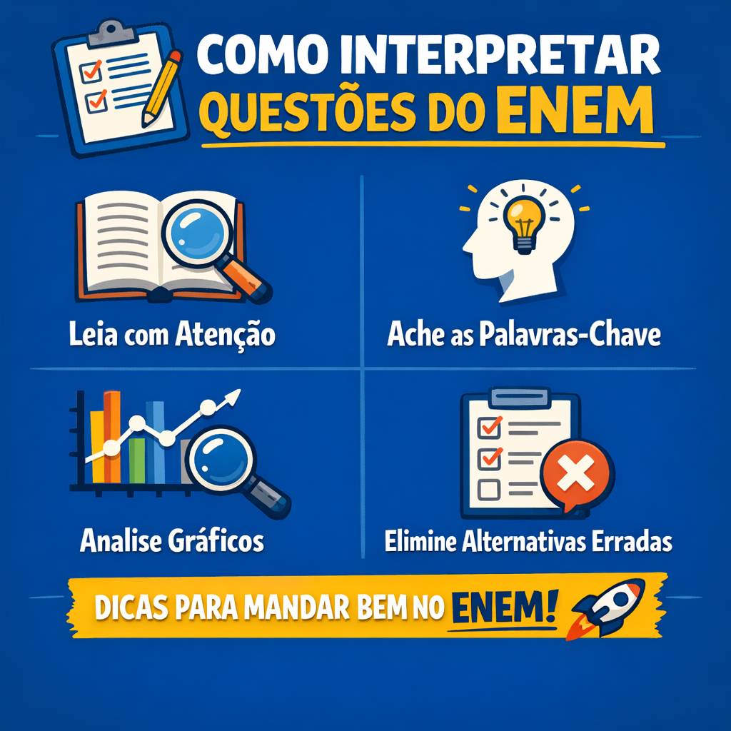 COMO INTERPRETAR QUESTÕES DO ENEM