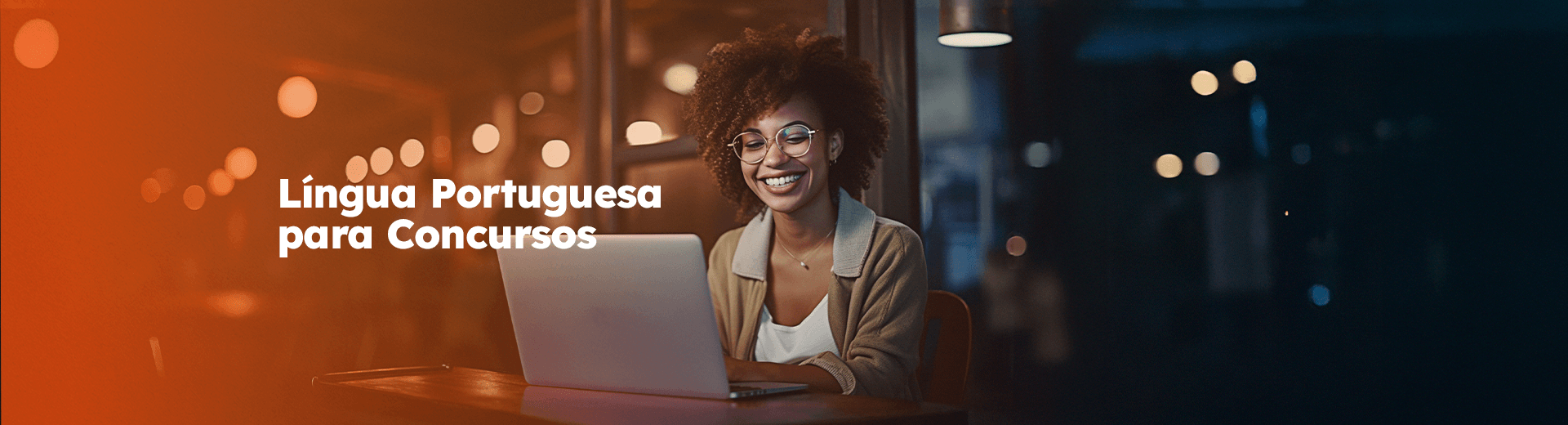 Banner Desktop Lingua Portuguesa para Concursos